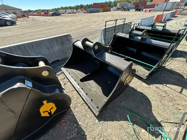 Trojan 200CL 72 in Cleanup Excavator Bucket - Fits 80mm Cat 320/321/323, Hyundai R210, Komatsu PC200/220, Deere 160/200/225, Kobelco SK210, Case 210/2