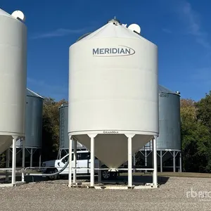 2009 Meridian GrainMax GM3000 +/- 3000 bu Smooth Wall Hopper Grain Bin