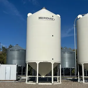 Meridian GrainMax GM4000 +/- 4000 bu Smooth Wall Hopper Grain Bin