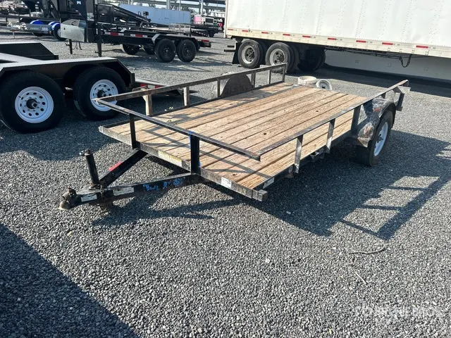 2019 Top Hat 12 ft S/A Utility Trailer
