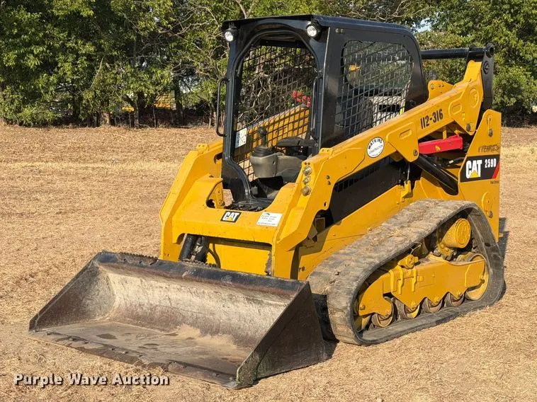 2018 Caterpillar 259D tracked skid steer loader