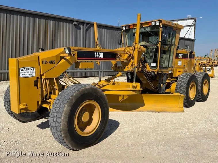 2002 Caterpillar 143H VHP motor grader