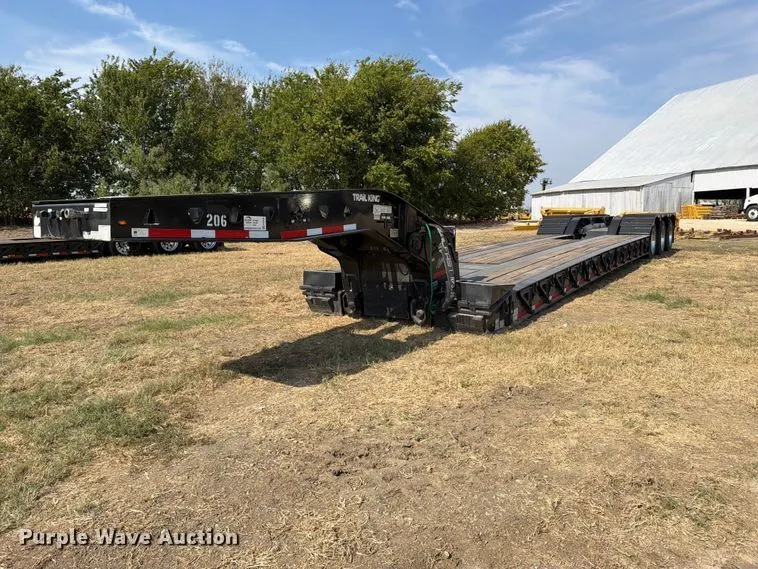 2022 Trail King TK110HDG 55 ton tri-axle lowboy trailer