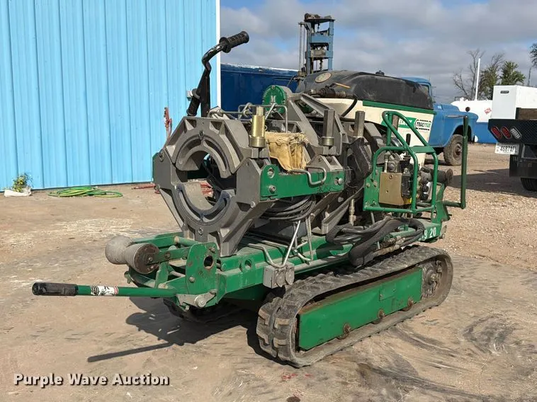 McElroy Tracstar 412 poly pipe fusion machine
