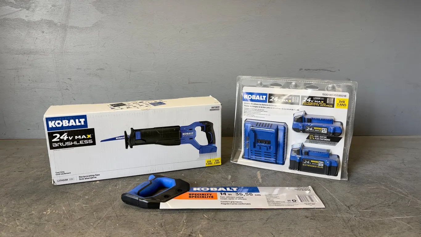 Kobalt Reciprocating Saw w/ Battery and Charger