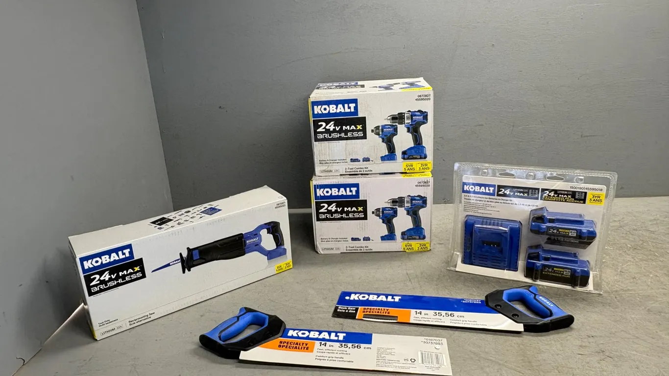 6 Piece Kobalt Tool Package
