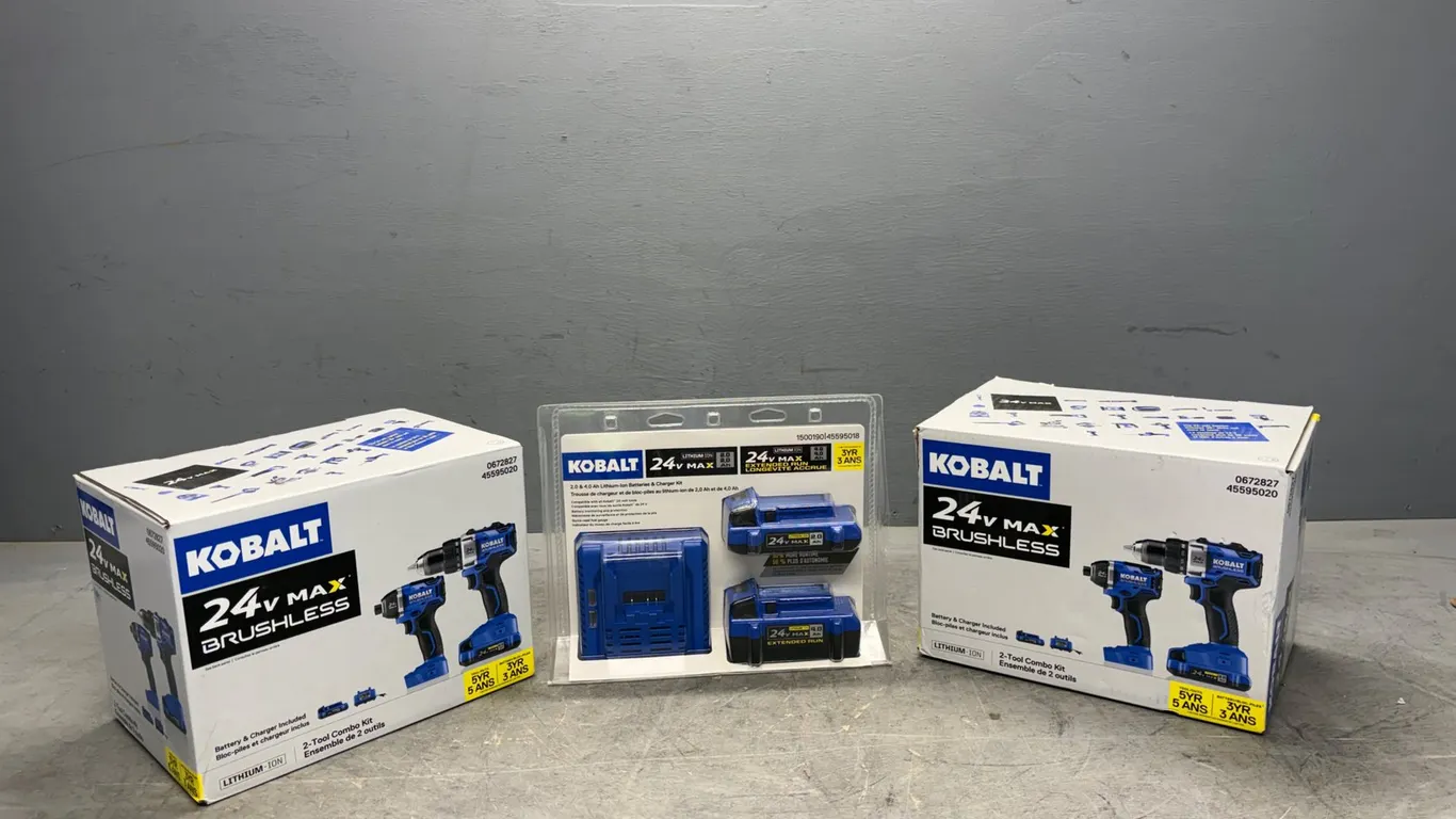 3 Piece Kobalt Tool Package