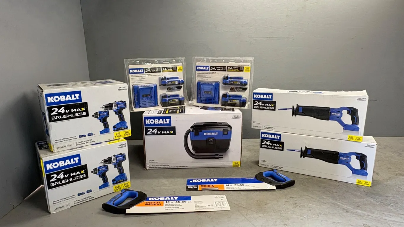 9 Piece Kobalt Tool Package