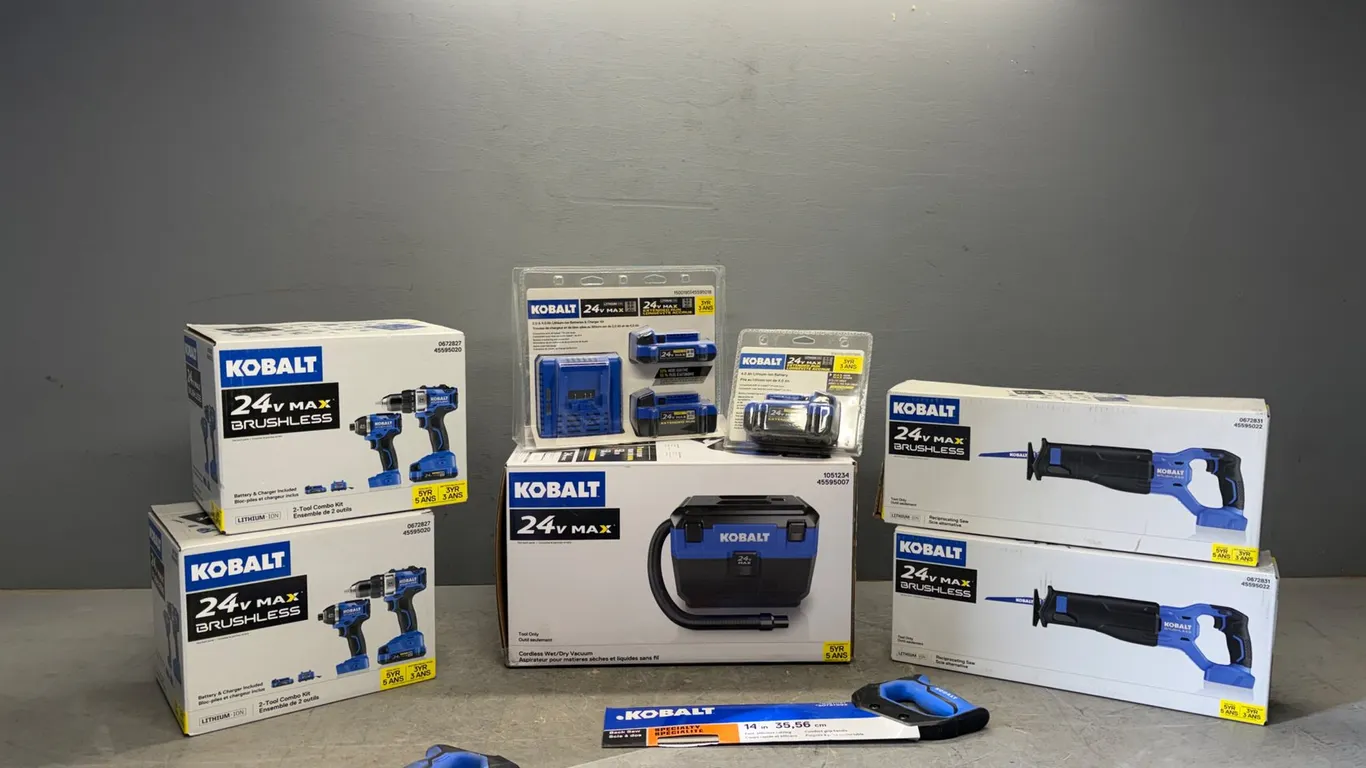 9 Piece Kobalt Tool Package