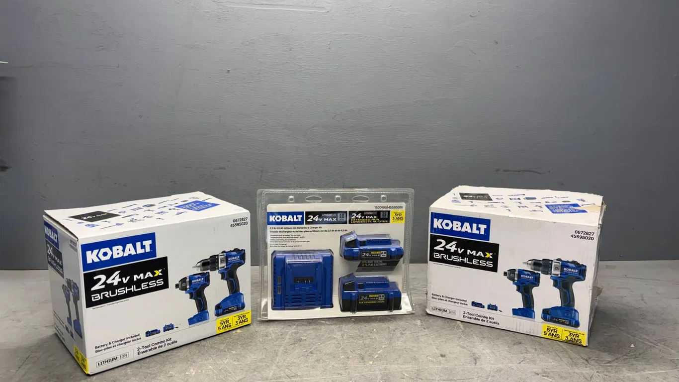4 Piece Kobalt Tool Package