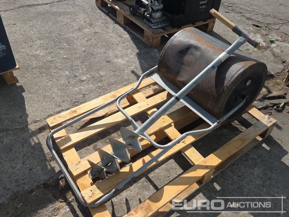 Hand Auger, Water Drum Roller