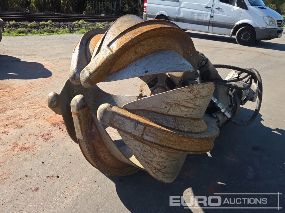 HGT MT3.6-400, 5-Tyne Hydraulic Rotating Polyp Grapple