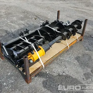 Unused Captok 8Pc Rake, Ripper, Graber, 12" Auger, 16" Auger, 8" Narrow Bucket, 24" Bucekt, 32" Bucket to suit Excavator 
