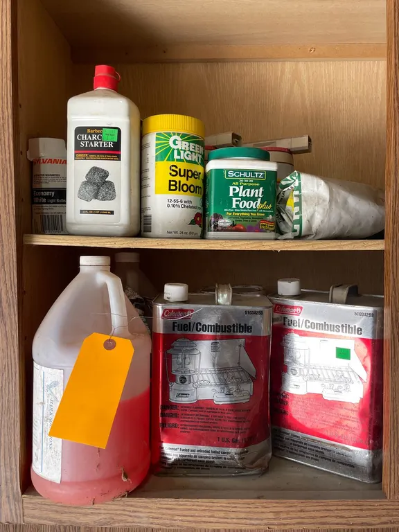 Contents of Cupboard