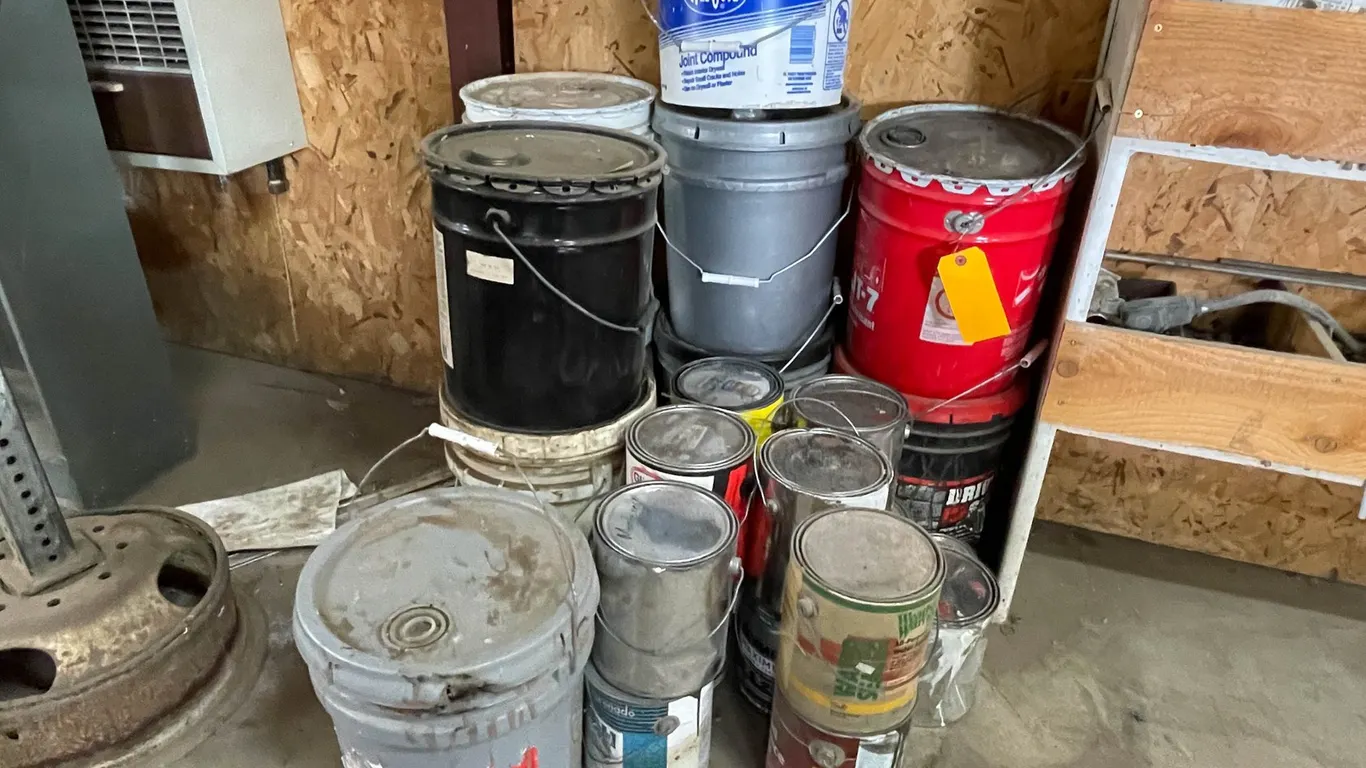 Lot of Paint and Other Liquids