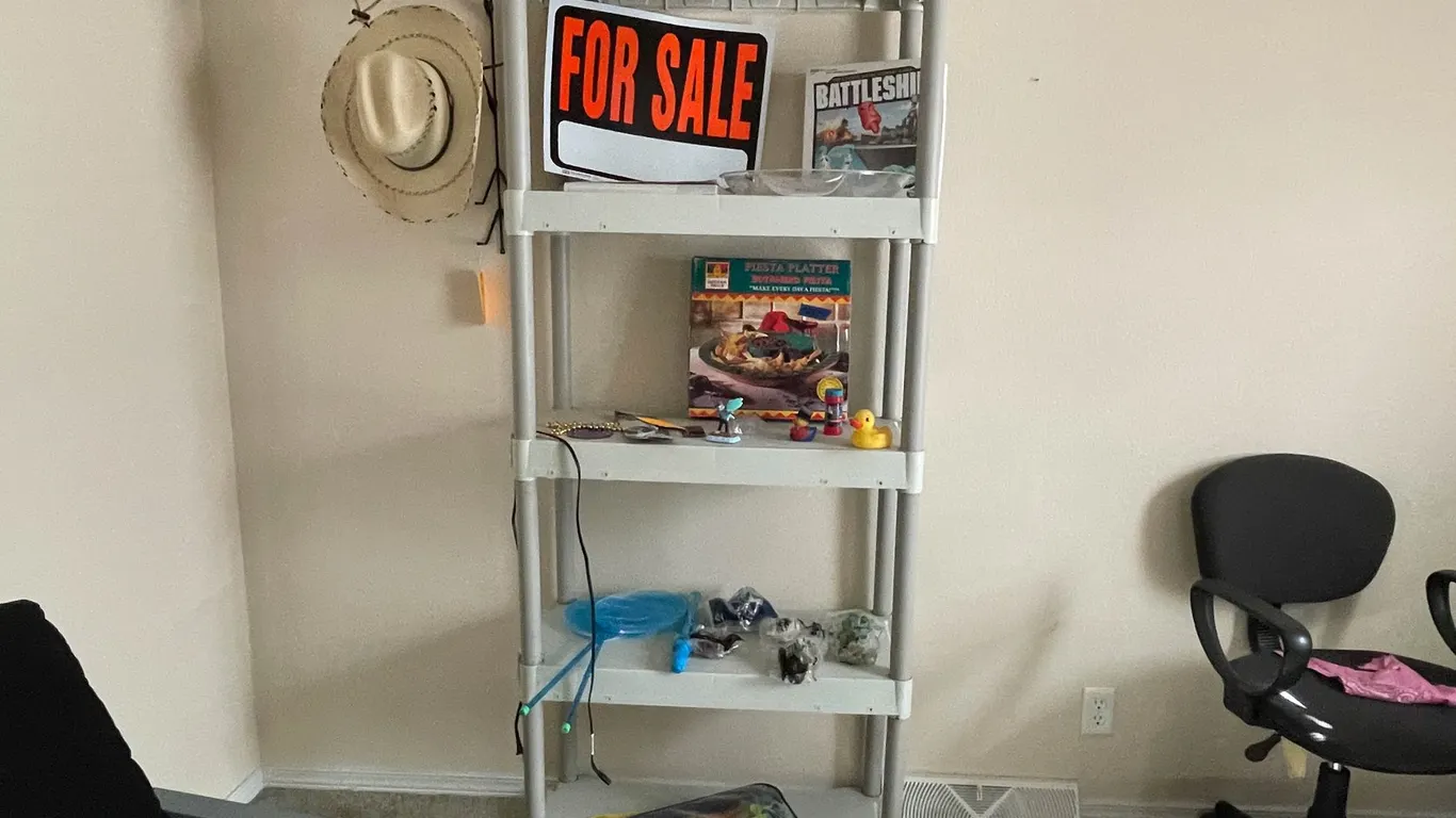 5 Tier Plastic Shelving