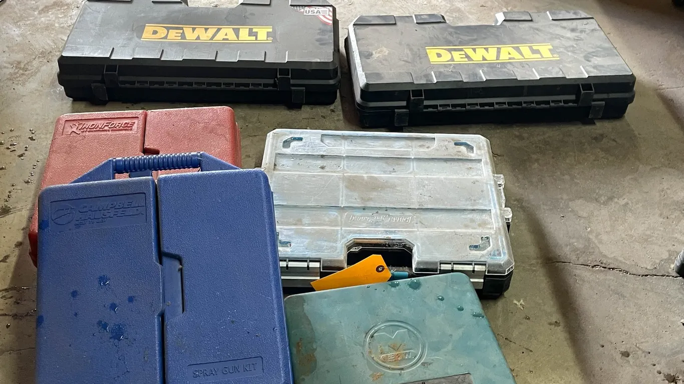 6 Empty Tool Boxes