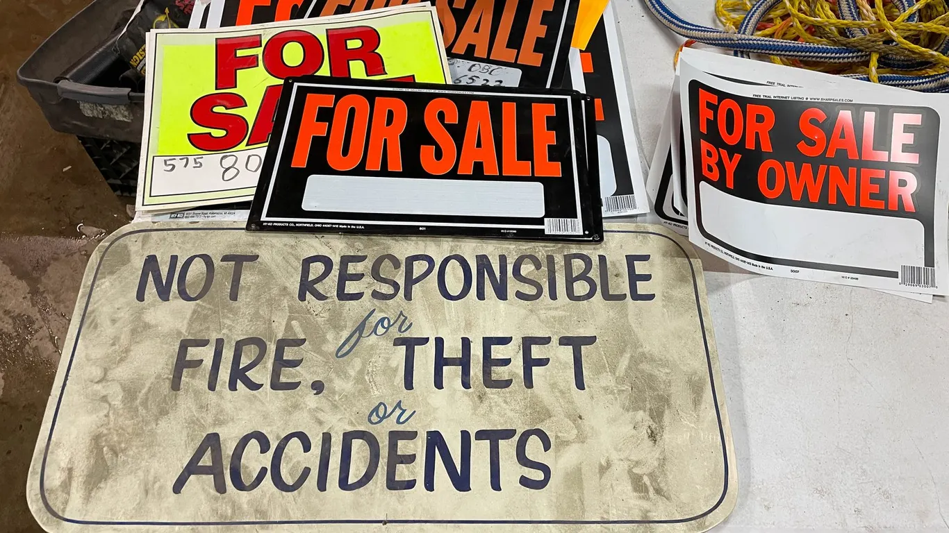 For Sale Signs and More