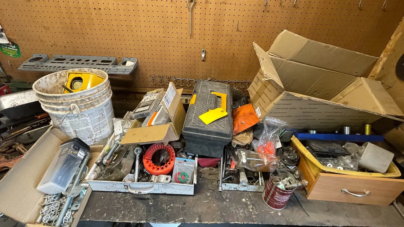 Huge Lot of Hardware on Tabletop
