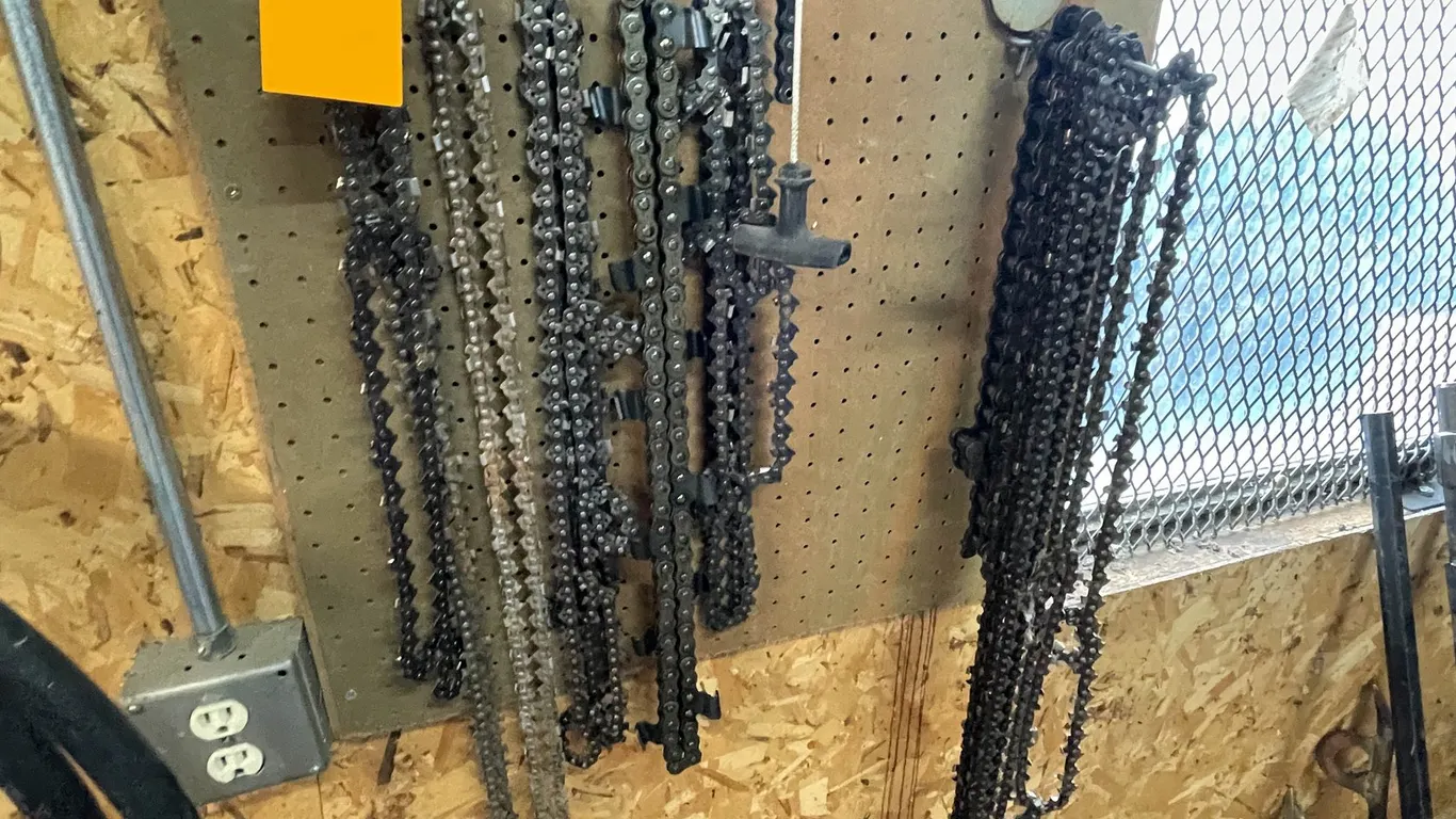 Lot of Chains and Bars