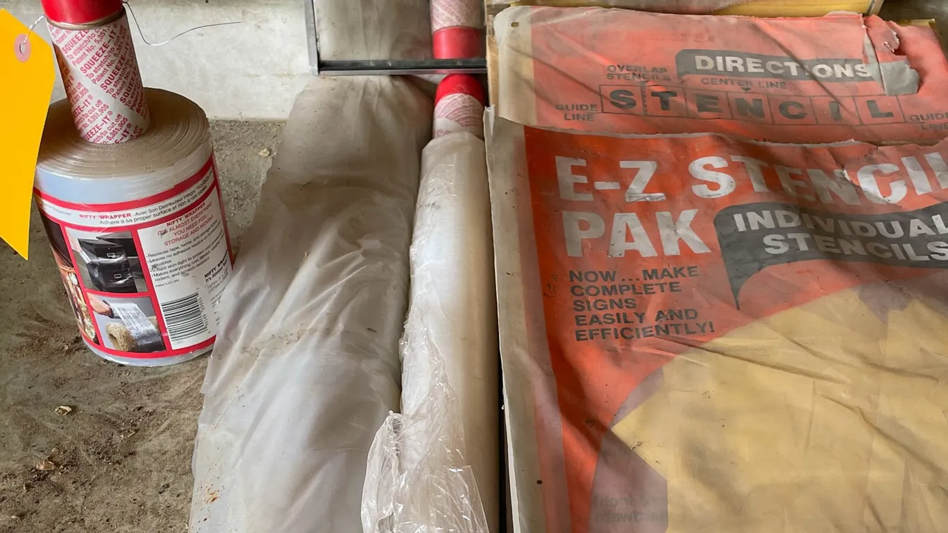 Shrink Wrap Stencil Lot