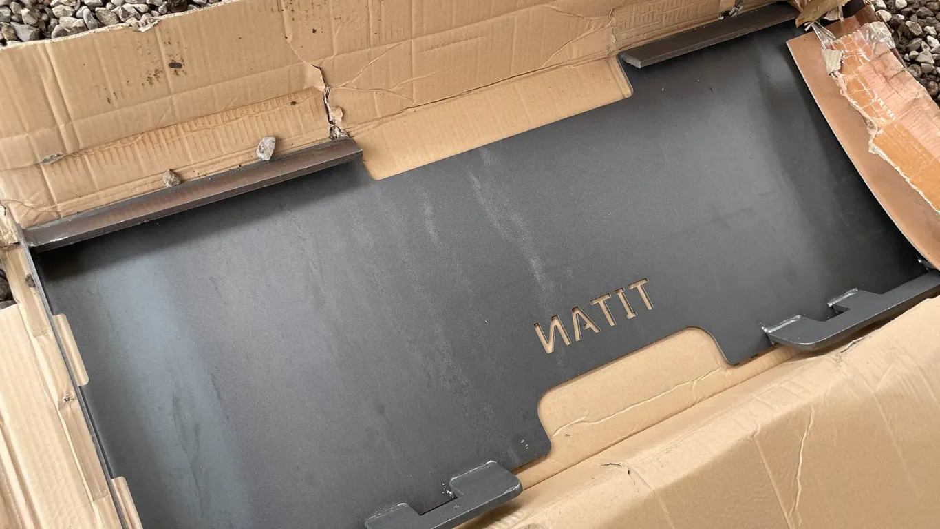 Titan Blank Skid Steer Plate