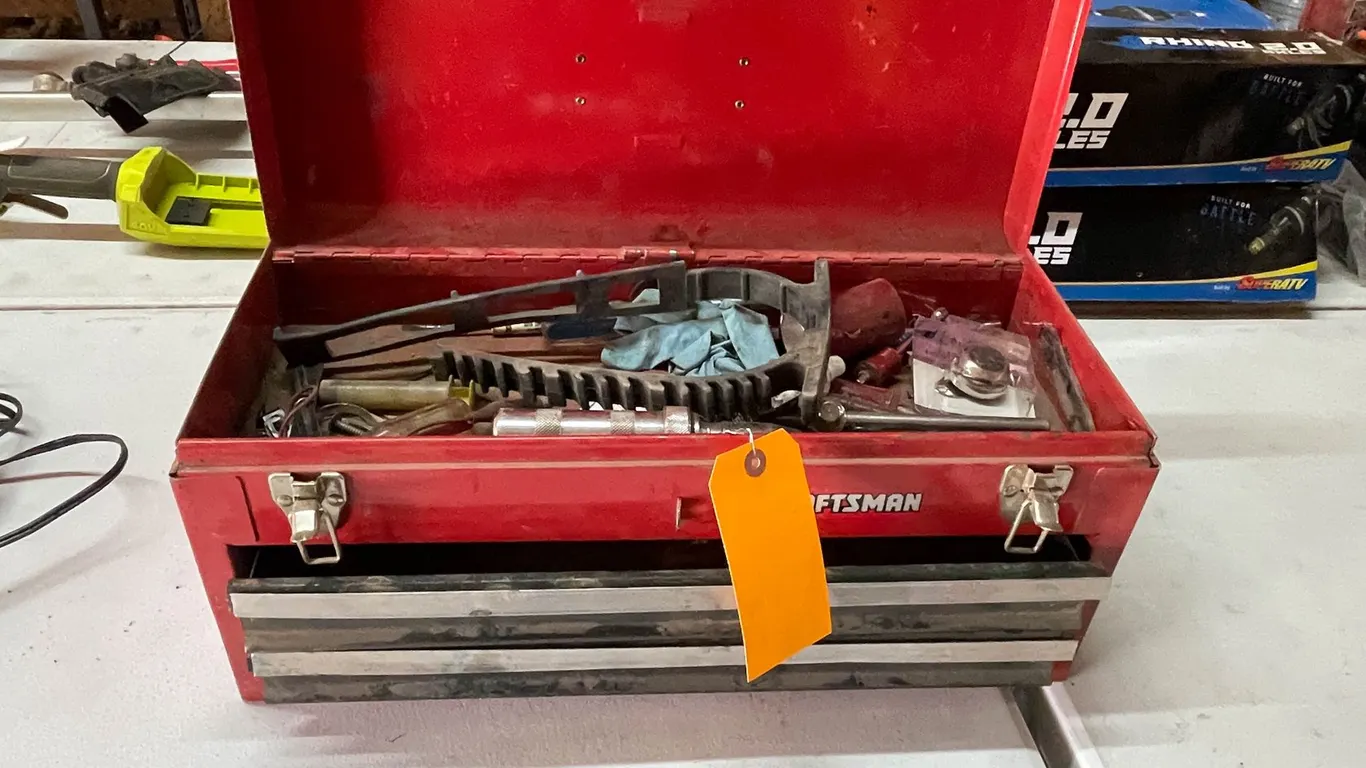 Craftsman Toolbox with Tools