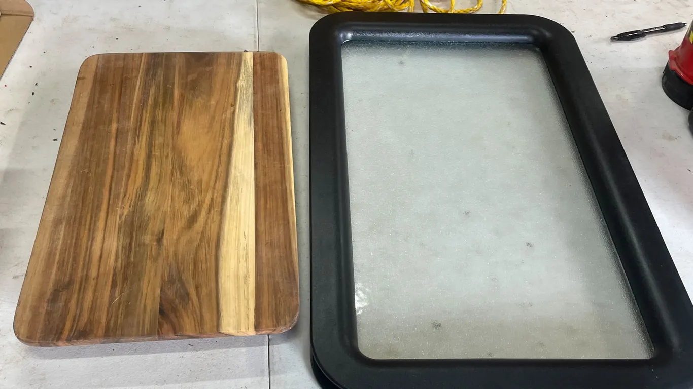 RV Window and Folding Table