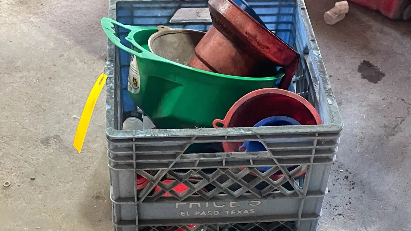 Crate of Funnels