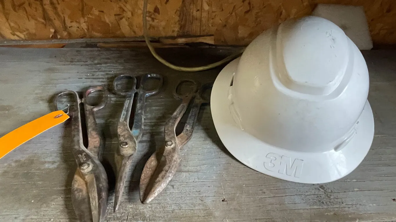 3 Heavy Duty Snippers and Hard Hat