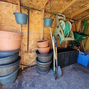 Garden Pots, Golfgreen Spreader, Hoses, Tools, and More