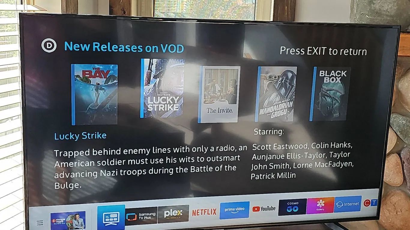 Samsung 55” Smart Tv
