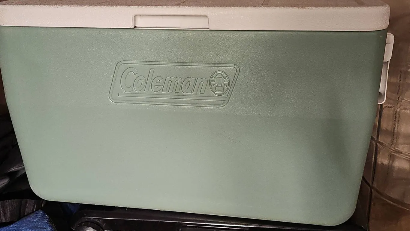 Coleman Cooler and Coleman InstaStart Dual Burner Propane Stove