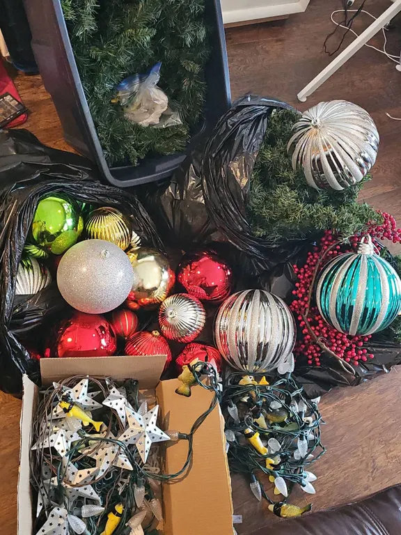 Large Assortment of Holiday Decorations