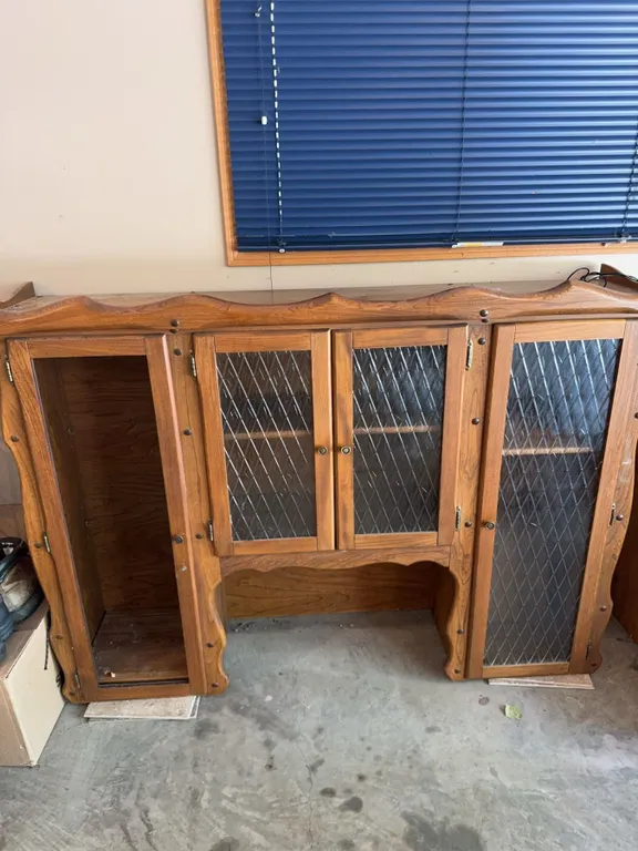 Wooden Display Cabinet Great Project Piece!