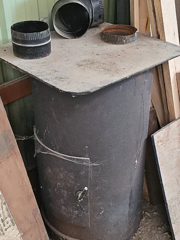 Metal Barrel Wood Stove
