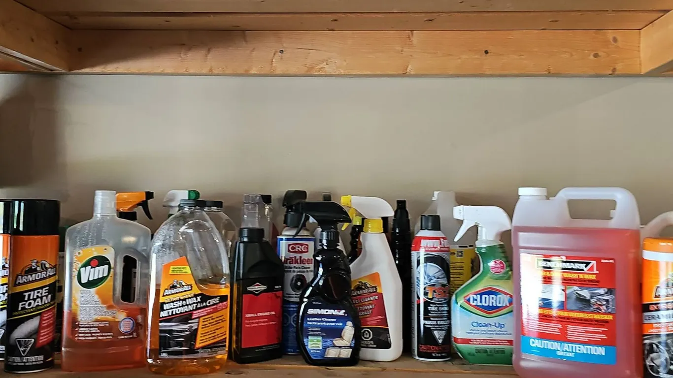 Automotive and Cleaning Supplies Lot