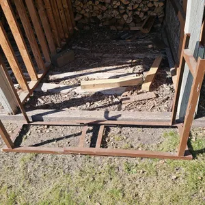 Metal Firewood Log Rack Frame