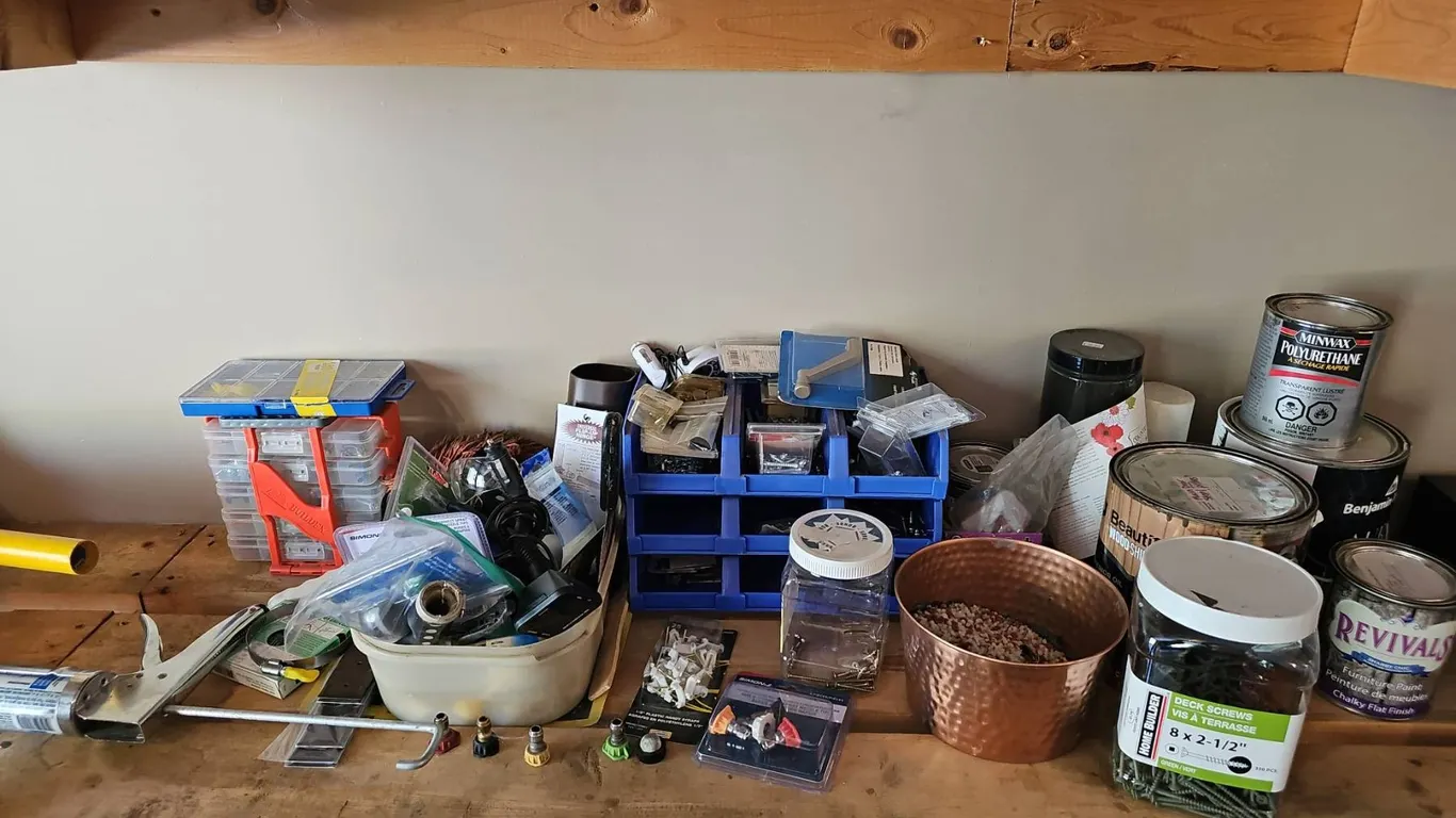 Hardware Lot With Deck Screws and More!