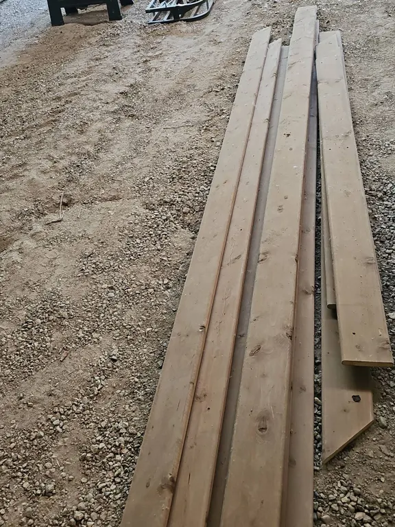 Treated Lumber Pile