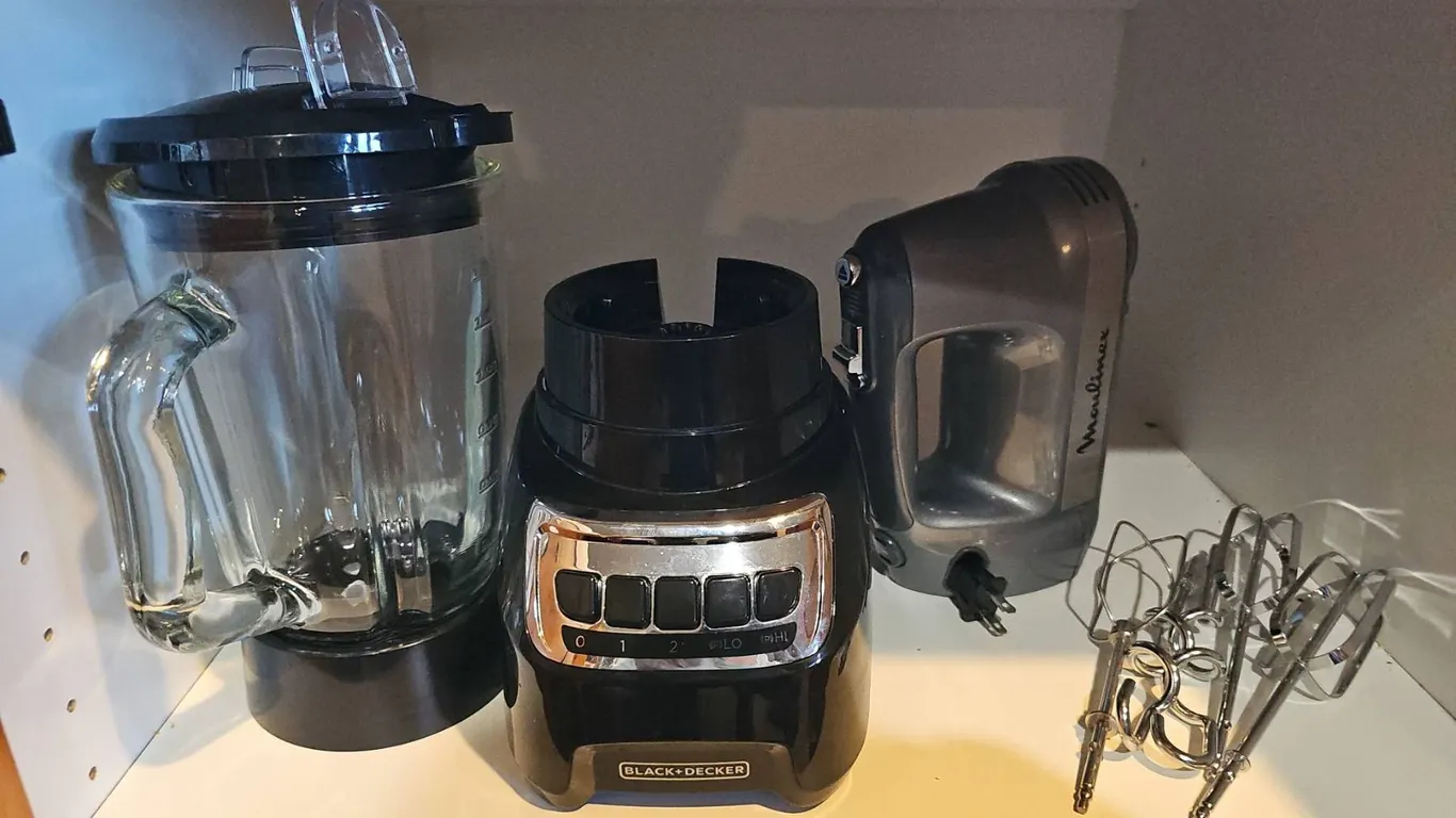 Black+Decker Blender And Moulinex Hand Mixer