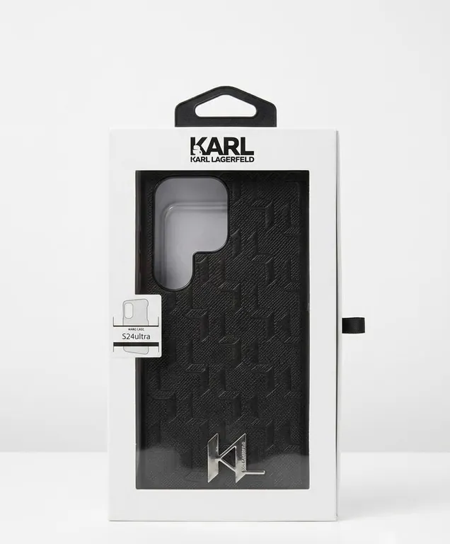 Karl Lagerfeld Black Phone Case for Samsung Galaxy S24 Ultra