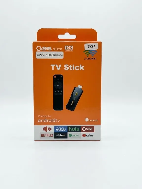 Best Brand, G96 Stick 10K TV Stick Android 12, 2GB+16GB, 2.4/5G WiFi, Voice Remote