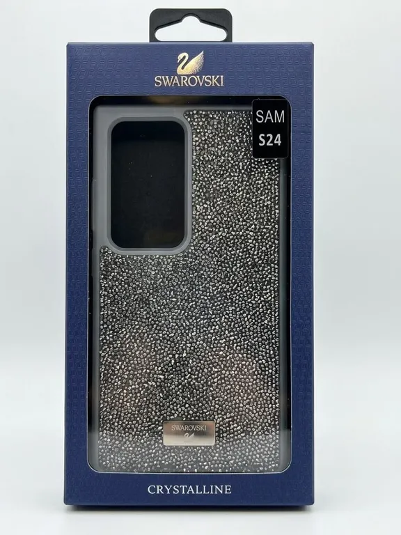 Swarovski Crystalline Case for Samsung Galaxy S24 Black with Crystal Detailing