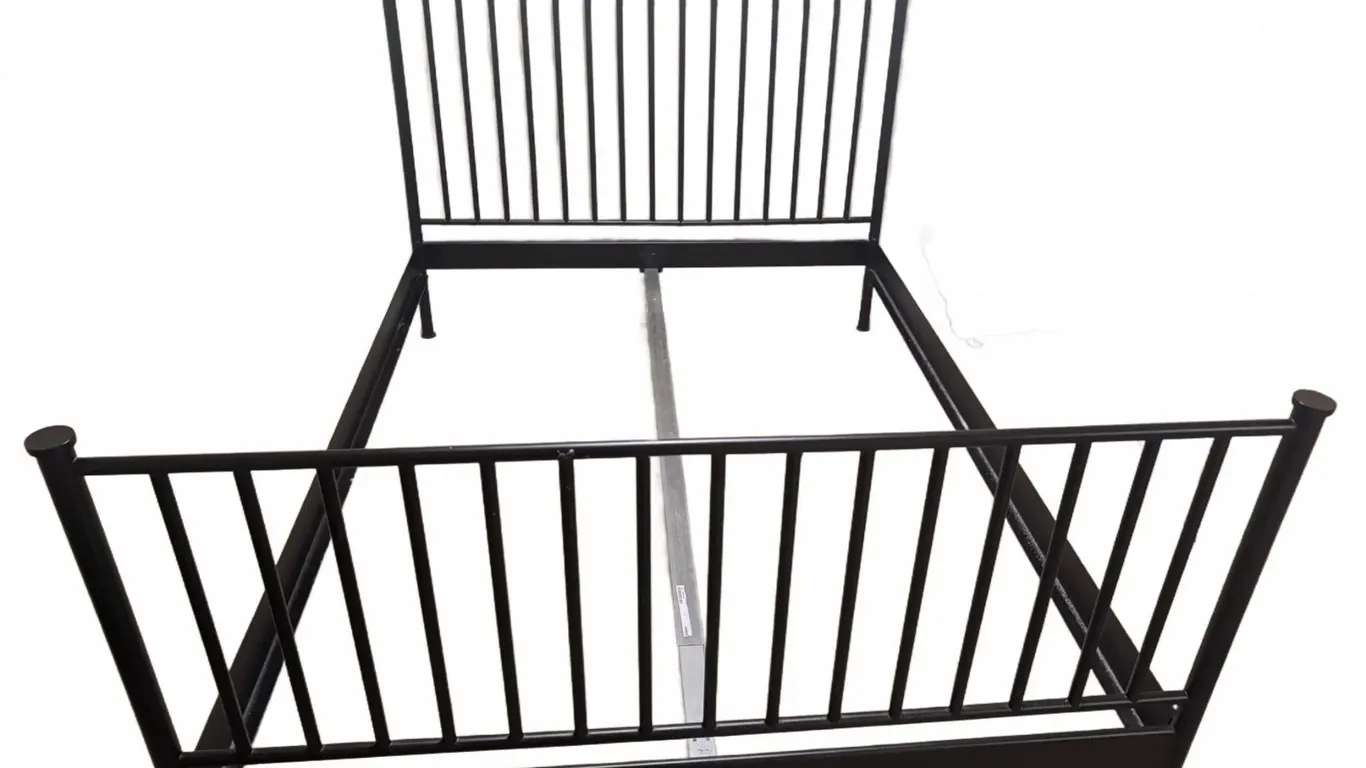 Black Metal Queen Size Bed Frame