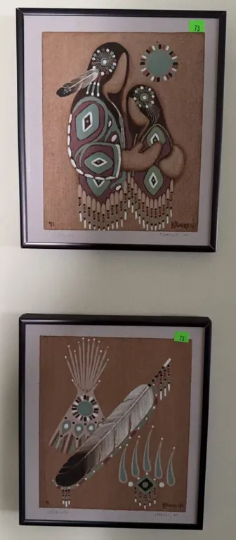 Diane LeFeuvre 1989 Framed Prints Indigenous