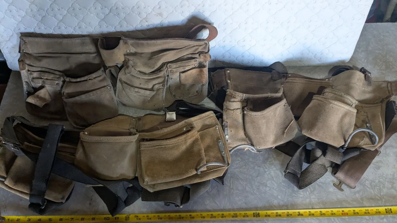 (3) Vintage Toolbelts
