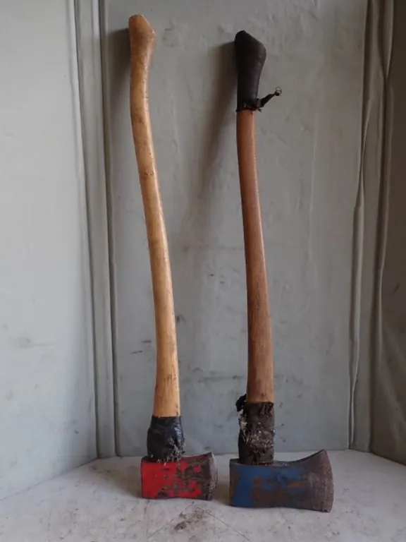 Single Bit Wooden Handled Axes