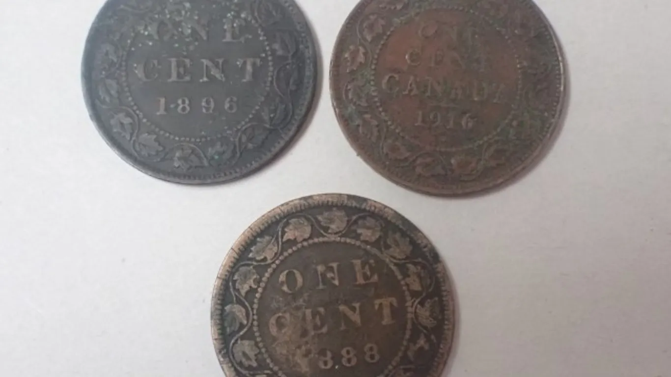 Canadian Large One Cent Coins