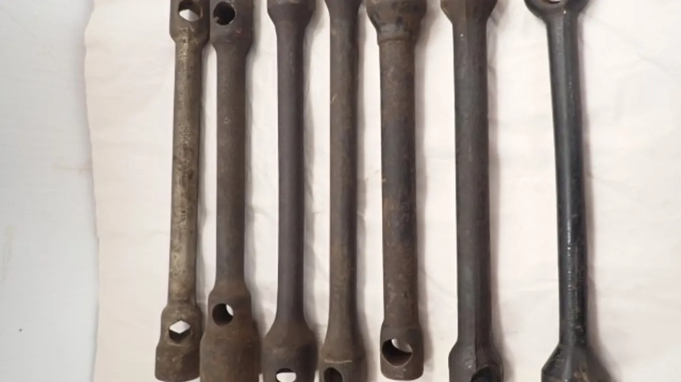 7 Assorted Double-end Lug Wrenches